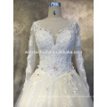 New arrival product wholesale Beautiful Fashion bride reception dress see through